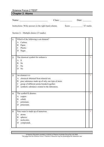 SCIENCE FOCUS 4 ANSWERS PDF DOWNLOAD SCIENCE FOCUS 4 ANSWERS PDF DOWNLOAD